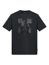 Moose Knuckles Logo-plaque Cotton T-shirt In Black