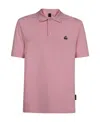 Moose Knuckles Logo Polo Shirt In Pink