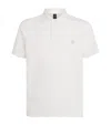 Moose Knuckles White Cotton Polo Shirt In White
