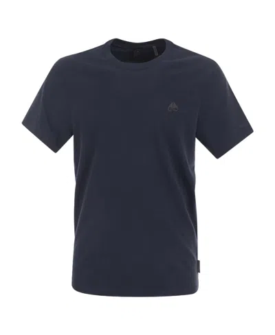 MOOSE KNUCKLES LOGO-PRINT COTTON T-SHIRT