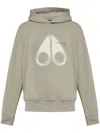 Moose Knuckles Logo-print Hoodie In Neutrals