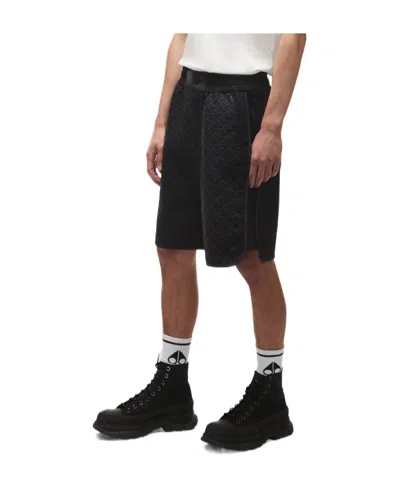 Moose Knuckles Logo Shorts In Black