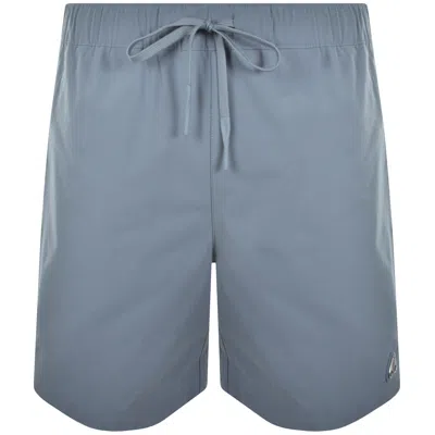 Moose Knuckles Kids'  Logo Swim Shorts Blue