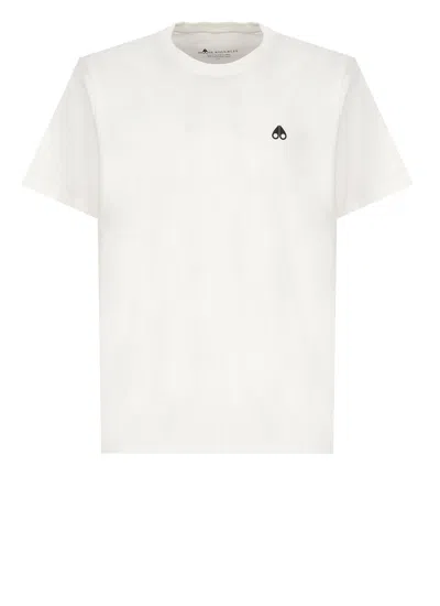 Moose Knuckles Logoed T-shirt In White