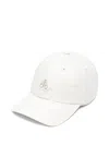 Moose Knuckles Logo-pattern Baseball Cap In White
