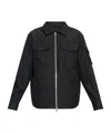 Moose Knuckles Long-sleeved Casual Jacket In Black