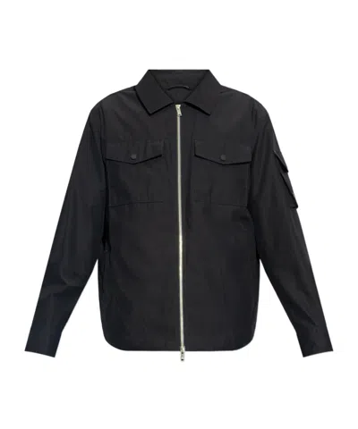 Moose Knuckles Long-sleeved Casual Jacket In Black