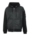 Moose Knuckles Long-sleeved Casual Jacket In Black