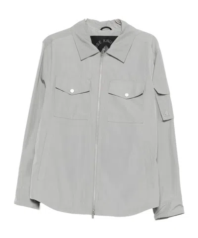 Moose Knuckles Long-sleeved Casual Jacket In Gray