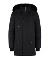 Moose Knuckles Original Stirling Down Parka In Blue