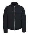 Moose Knuckles Long-sleeved Cotton Jacket In Black