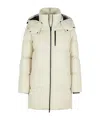 Moose Knuckles Long-sleeved Cotton Jacket In White