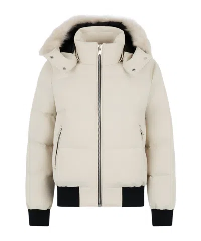 MOOSE KNUCKLES LONG-SLEEVED COTTON-PADDED JACKET