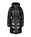 Moose Knuckles Long-sleeved Down Jacket In Black