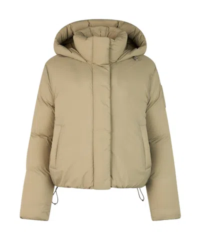 Moose Knuckles Long-sleeved Down Jacket In Nude | ModeSens