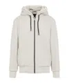 Moose Knuckles Bunny 3 Hoodie With Drawstring And Pocket In White