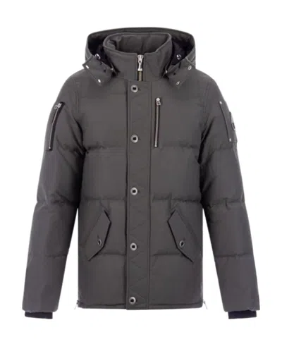 Moose Knuckles Long-sleeved Quilted Cotton Suit In Black