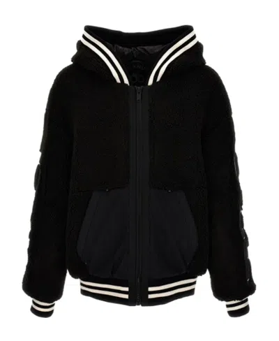 Moose Knuckles Long-sleeved Zipper Casual Jacket In Black