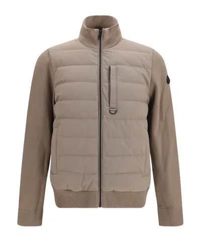 Moose Knuckles Long-sleeve Casual Jacket In Multi