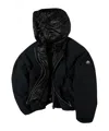 Moose Knuckles Long-sleeve Down Jacket In Black