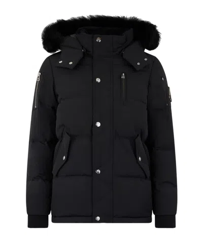 Moose Knuckles Kids' Long-sleeved Down Jacket In Black