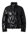 Moose Knuckles Long-sleeved Down Jacket In Black