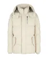 Moose Knuckles Long-sleeved Down Jacket In Neutral