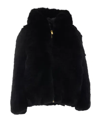 Moose Knuckles Long-sleeved Jacket In Black