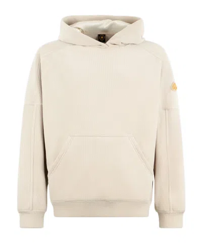 Moose Knuckles Long-sleeved Sweatshirt In Brown