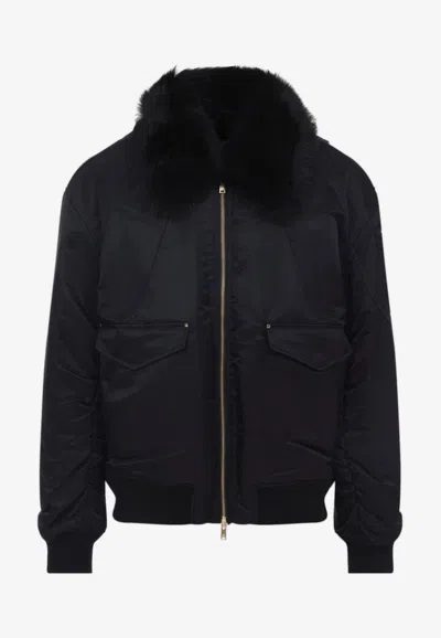 MOOSE KNUCKLES LUDO GOLD BOMBER JACKET