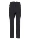 Moose Knuckles Lyndale Pant Gold Zip-detail Trousers In Black