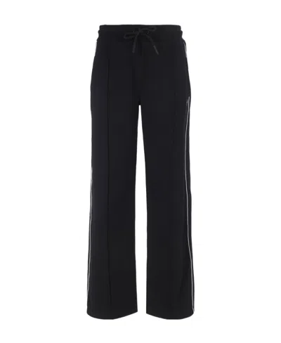 Moose Knuckles Malibu Logo Plaque Drawstring Pants In Black