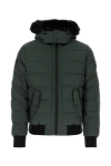 MOOSE KNUCKLES MOOSE KNUCKLES MAN DARK GREEN POLYESTER DOWN JACKET