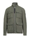 Moose Knuckles Man Jacket Military Green Size L Polyester