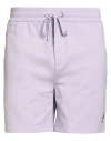 Moose Knuckles Man Shorts & Bermuda Shorts Lilac Size Xl Cotton In Purple
