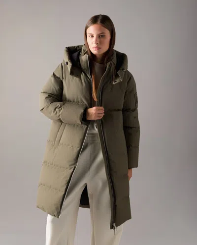 Moose Knuckles Manteau Matelassé Banff En Duvet In Green