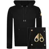 Moose Knuckles Martense Hoodie Black In Black