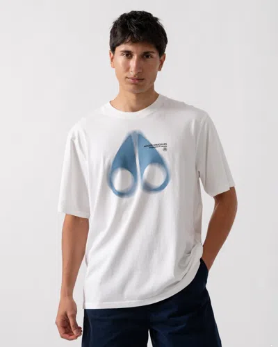 Moose Knuckles Maurice Mens Blur Logo T-shirt