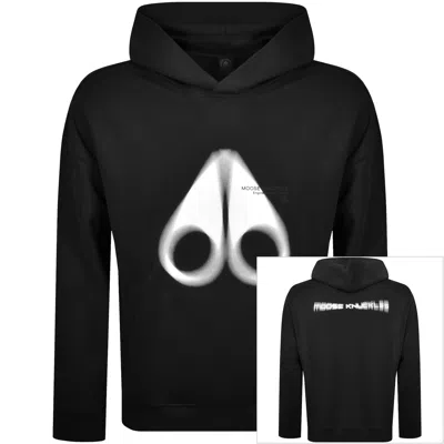 Moose Knuckles Maurice Popover Hoodie Black