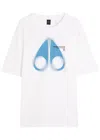 Moose Knuckles Maurice Mens Blur Logo T-shirt In White