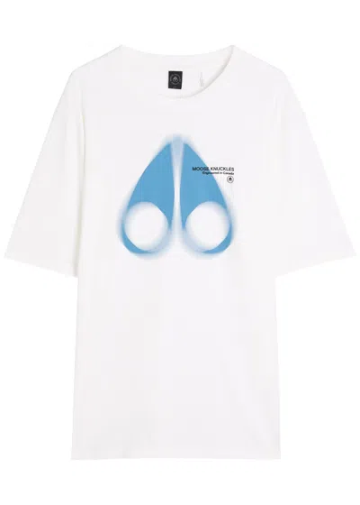 Moose Knuckles Maurice Printed Cotton T-shirt