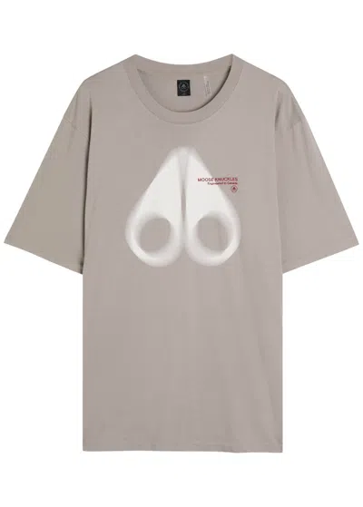 Moose Knuckles Maurice Printed Cotton T-shirt