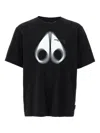 Moose Knuckles 'maurice' Crew Neck Graphic Print T-shirt In Black