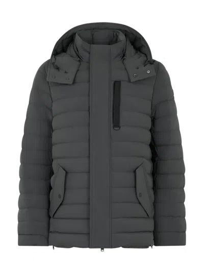 Moose Knuckles Men's Active Flex Greystone Puffer Jacket In Gray