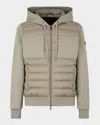 Moose Knuckles Long Sleeve Down Jacket In Duskdusk