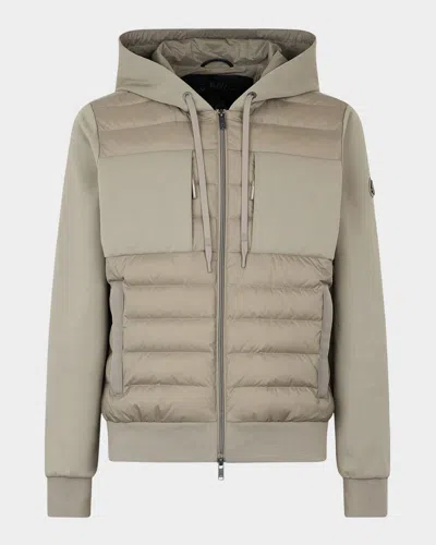 MOOSE KNUCKLES MEN'S AIR DOWN GARNIER HYBRID HOODIE