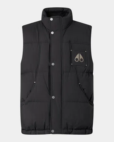 Moose Knuckles Men & Apos;s Everest Down Puffer Vest In Black
