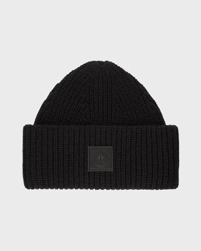Moose Knuckles Men & Apos;s Mariner Ribbed Toque Beanie In Black