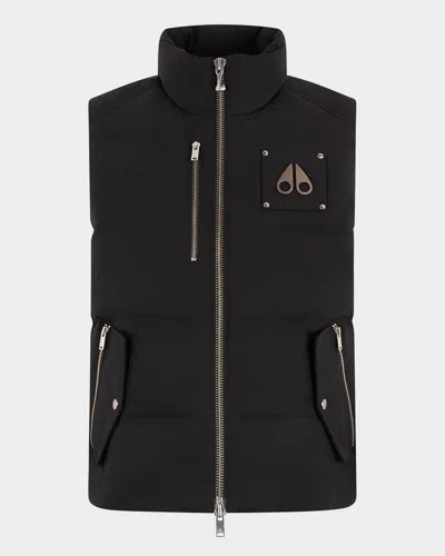 Moose Knuckles Men & Apos;s Westmount Quilted Vest In Black Black