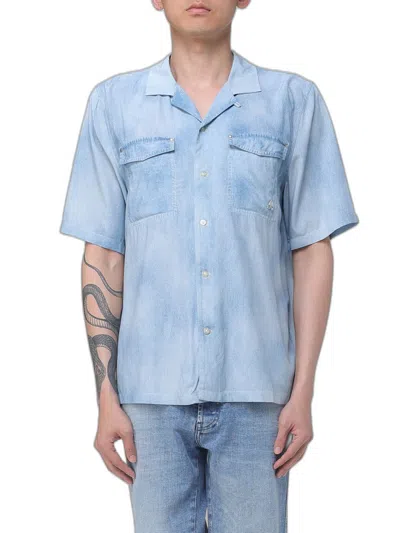 Moose Knuckles The Bay Shirt Denim In Blue